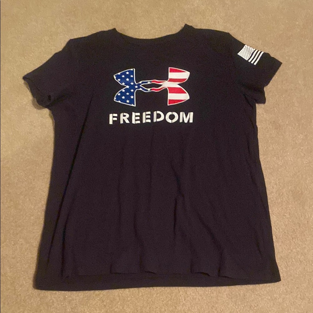 Under Armour Freedom T-Shirt - Black